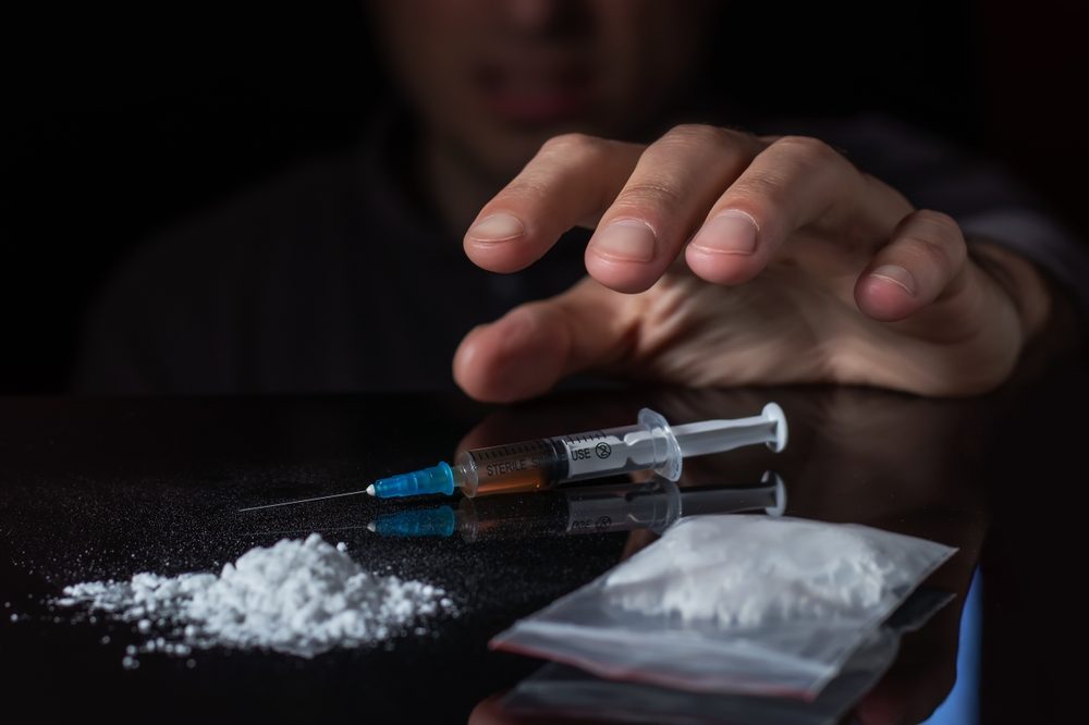 Drug injection symbolizing addiction recovery at Shafa Rehab Center Pakistan